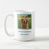 Custom Adoption Announcement Pet Photo & Name Mug Koffiemok (Links)