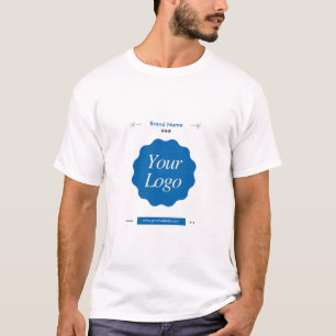 Custom adverteren Bedrijf Bedrijf Merk Logo T-shirt