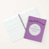 Custom Aesthetic Bullet Journal – Spiral Notebook  (Intérieur)