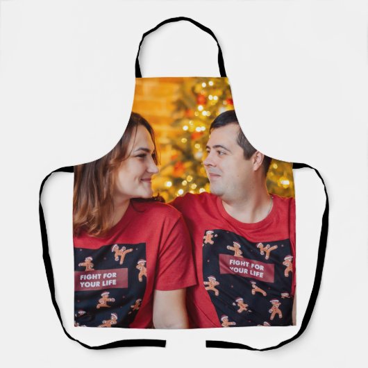 Custom Afbeelding Creëer van uw eigen Schort (Voorkant)