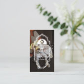 CUSTOM AFBEELDING pet paw loyaliteitsprogramma Klantenkaartje (Staand voorkant)