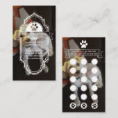 CUSTOM AFBEELDING pet paw loyaliteitsprogramma Klantenkaartje (Voorkant / Achterkant)