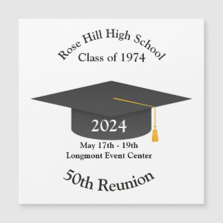 Custom Afstudeerder Pet Reunion Save-the-Date Magn