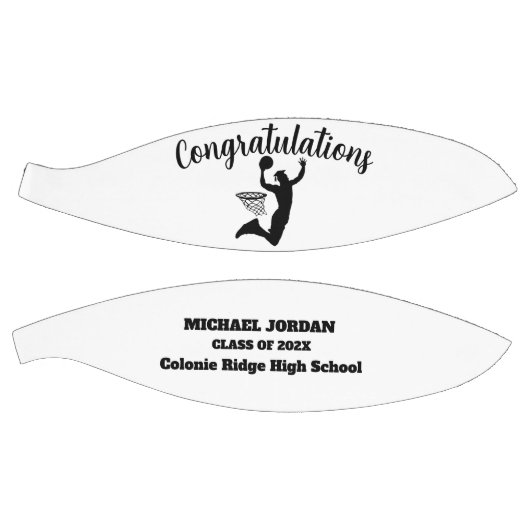 Custom Afstuderen Basketbal - gepersonaliseerd cad (Panelen)