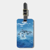 Custom Air Dolphin Bagagelabel (Voorkant verticaal)