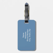 Custom Air Dolphin Bagagelabel (Achterkant verticaal)