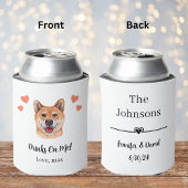 Custom Akita Inu Pet Wedding Koelbox Blikjeskoeler