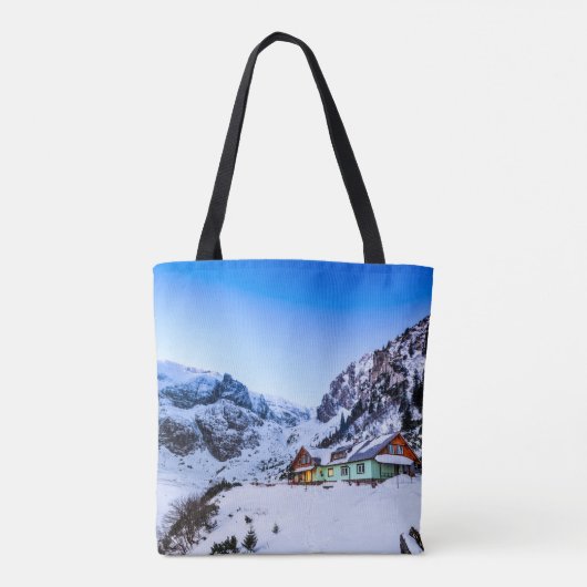 Custom All-Over-Print Canvas tas Malaiesti, Bucegi (Achterkant)