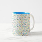Custom All-Over Print Geometric Pattern Coffee Mug (Devant droit)