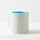Custom All-Over Print Geometric Pattern Coffee Mug (Devant gauche)