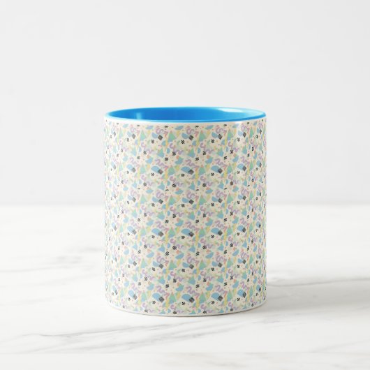 Custom All-Over Print Geometric Pattern Coffee Mug (Centre)