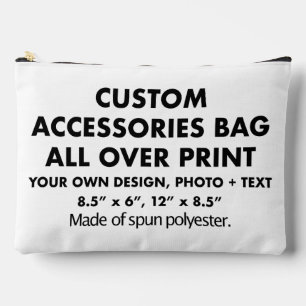 Custom All Over Print Grote Accessoires Tas