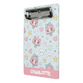 Custom Anime Kawaii with Hearts and Star Mini Klembord (Angled2)