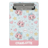 Custom Anime Kawaii with Hearts and Star Mini Klembord (Voorkant)