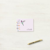 Custom Anna's Hummingbird  Post-it® Notes (Op bureau)