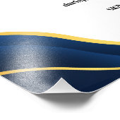 Custom Appreciation Achievement Gold Certificaat P Foto Afdruk (Hoek)