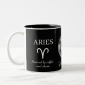 Custom Aries Zodiac Mug with Name & Traits (Gauche)