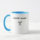 Custom Aunt Name Mug Best Aunt Ever Gift (Gauche)