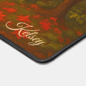 Custom Autumn Desk Mat | Back-to-School Dorm Decor (Coin)