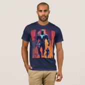 Custom Avengers Graphic T-Shirt – Iconische Superh (Voorkant volledig)