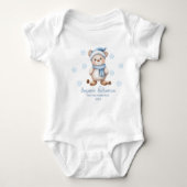 Custom Baby Boy My 1st Christmas Romper (Voorkant)