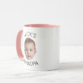 Custom Baby Face Mug for Grandpa (Devant gauche)