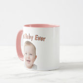 Custom Baby Face Mug – Personalized Baby Photo  (Devant gauche)