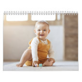 Custom Baby Girl & Family 14 Photo Calendar 2026 Kalender (Hoes)