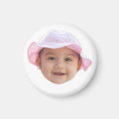 Custom Baby Photo, Baby Photo Face Magneet (Voorkant)