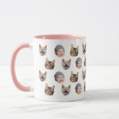 Custom Baby Picture Mug with Repeating Faces (Gauche)