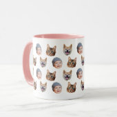 Custom Baby Picture Mug with Repeating Faces (Devant gauche)