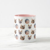 Custom Baby Picture Mug with Repeating Faces  Mok (Midden)