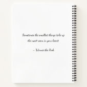 Custom Baby Reveal Kaart Notitieboek (Achterkant)