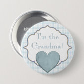 Custom Baby shower Party Ik ben de Oma Button (Voorkant /achterkant)
