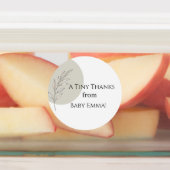 Custom Baby Shower Stickers - Modern Simple Design (Apposé)