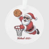 Custom Babys First Christmas Bauble, Baby 2025 (devant)