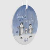 Custom Baby's Schattigee eerste kerst Ornament (voorkant)