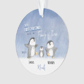 Custom Baby's Schattigee eerste kerst Ornament (voorkant)