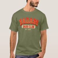 Custom Badass Papa Club Retro Cool Trendy Plezier