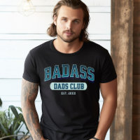 Custom Badass Papa Club Retro Cool Trendy Plezier