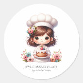 Custom Bakery Business Sticker (Devant)