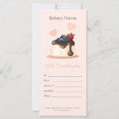 Custom Bakery Gift Certificate (Voorkant)