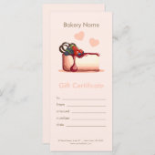 Custom Bakery Gift Certificate (Voorkant / Achterkant)