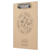Custom Bakery Logo Clipboard Klembord (Links)