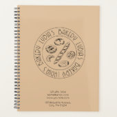 Custom Bakery Logo Planne Planner (Voorkant)