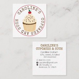 Custom Bakery Visitekaartje 2