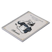 Custom Baking Recepten Chef Elegant Notitieboek (Linkerzijde)