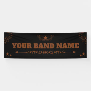 Custom Band Merch Country Westerne Music Rock Gig Spandoek