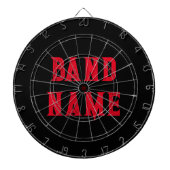 Custom Band Merch Dartbord (Voorkant)