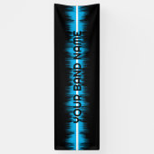 Custom Band Merch DJ Rock Show Music Gig Banner (Verticaal)